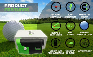 All New Upside Golf V3 Magnetic Rangefinder - UPSIDEGOLF